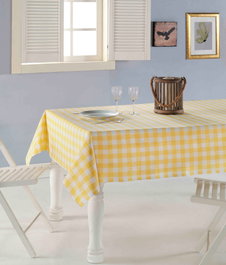 Hermia Mantel a Cuadros Amarillo Kareli 260